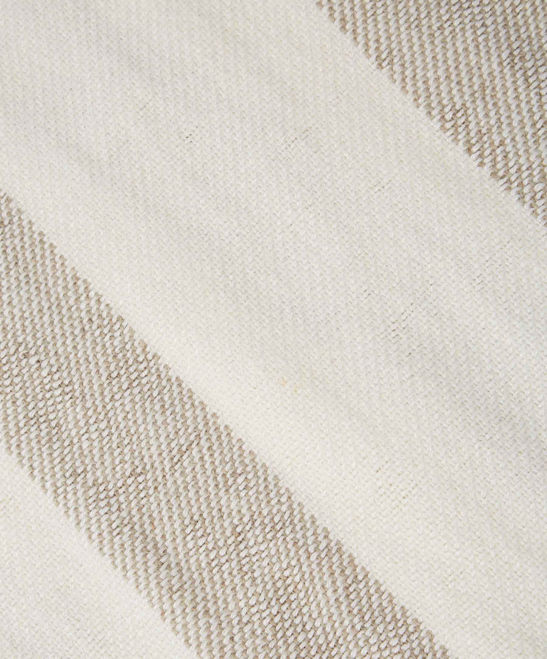 Natural Linen Lumbar Decorative Cushion Cover Style 2 - Image 2