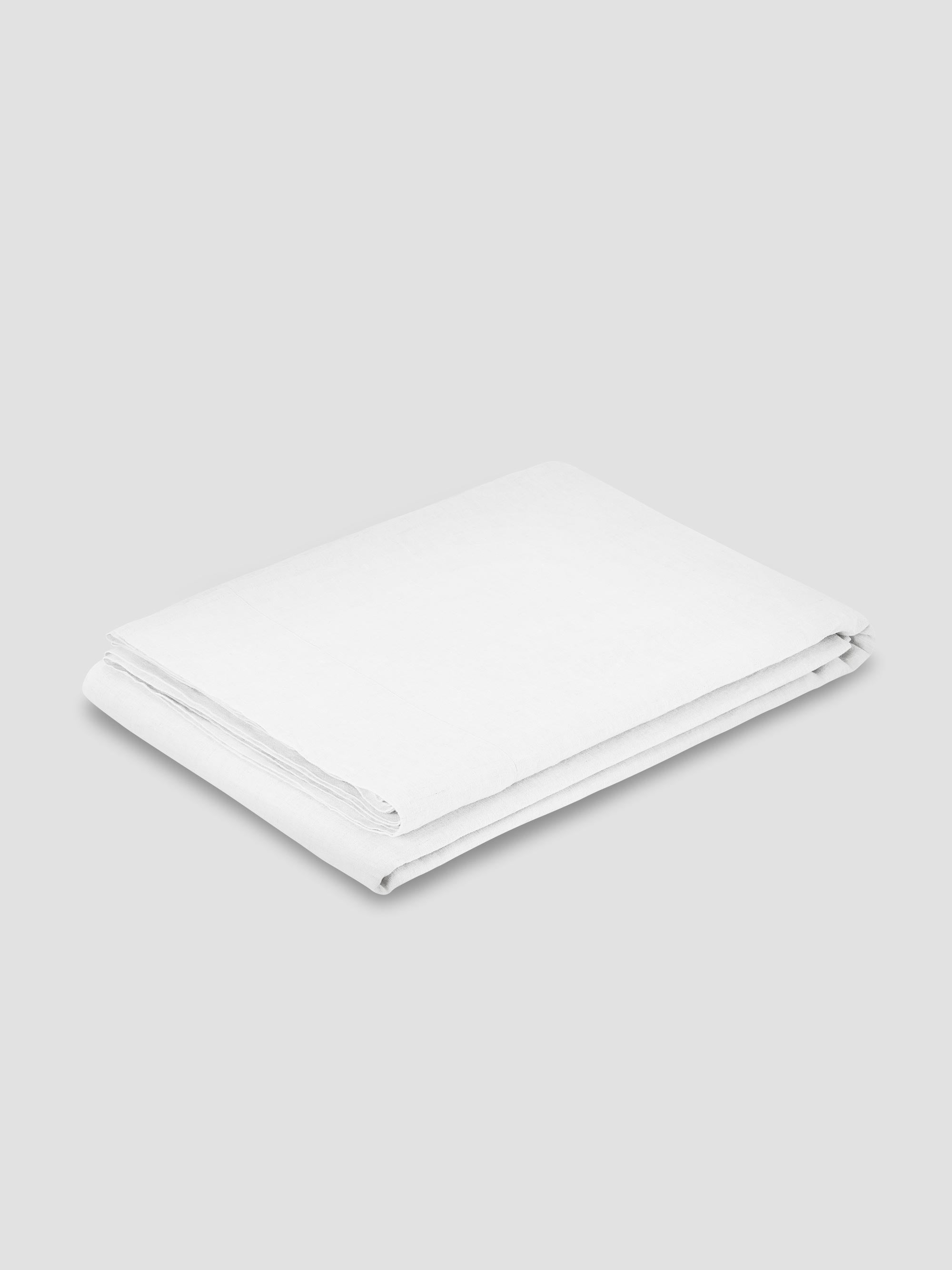 White Linen Flat Sheet Collection - Image 2