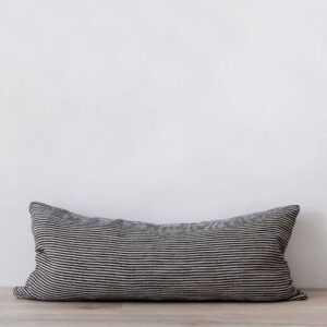 Natural Linen Lumbar Decorative Cushion Cover Style 6