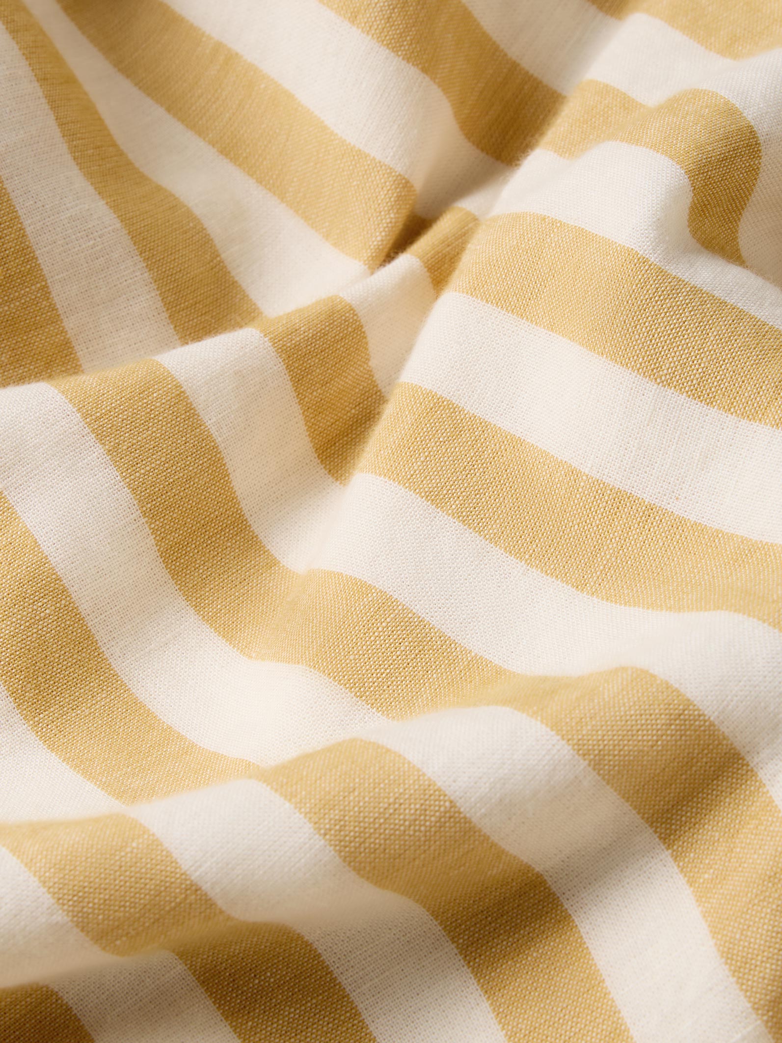 Striped Linen Blend Fitted Sheet Style 3 - Image 3