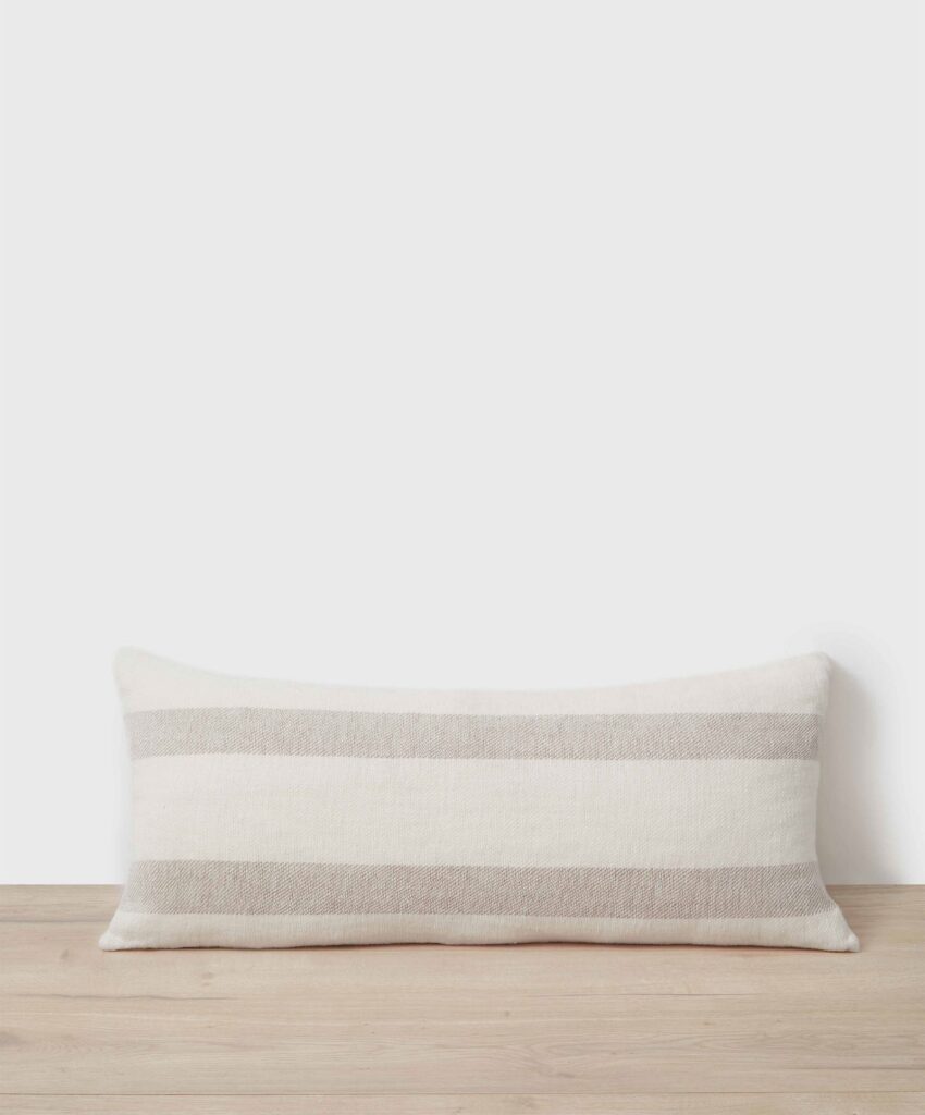 Natural Linen Lumbar Decorative Cushion Cover Style 2
