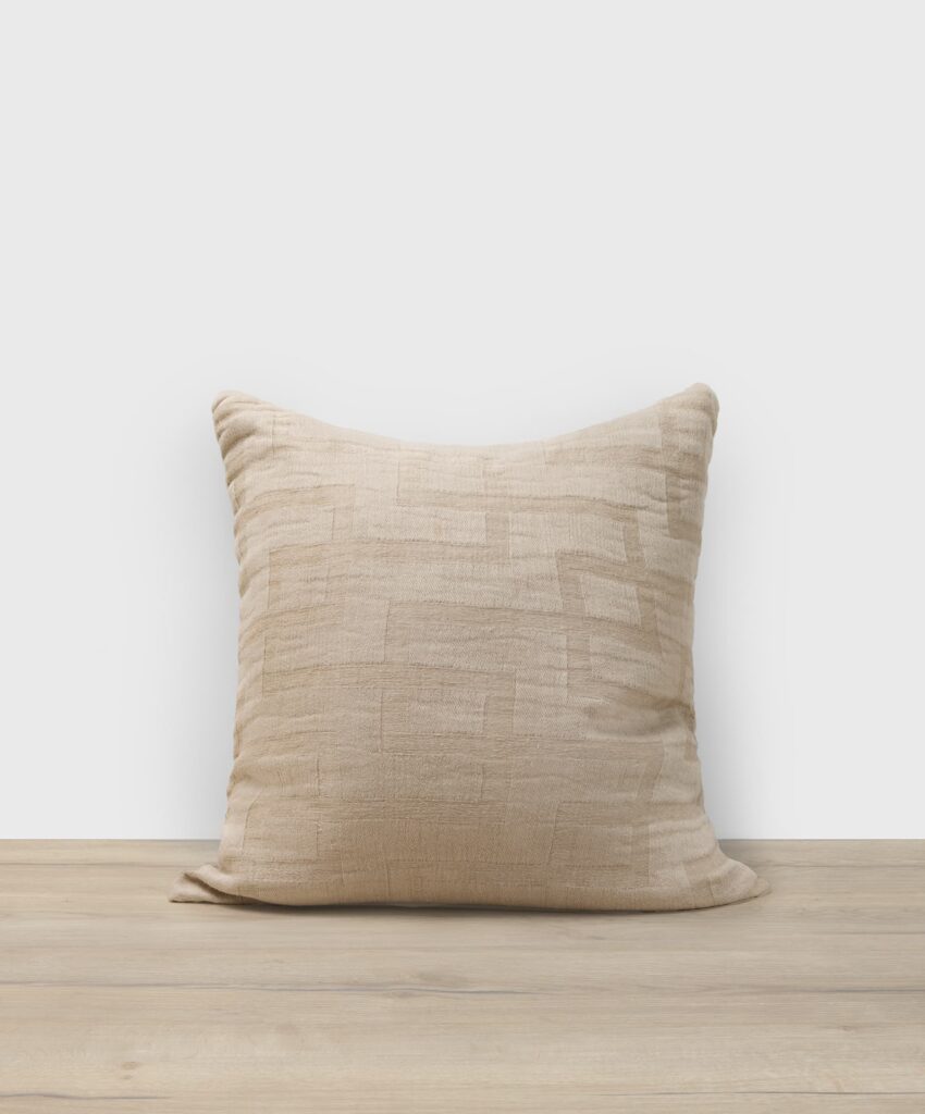 Natural Linen Euro Square Cushion Cover