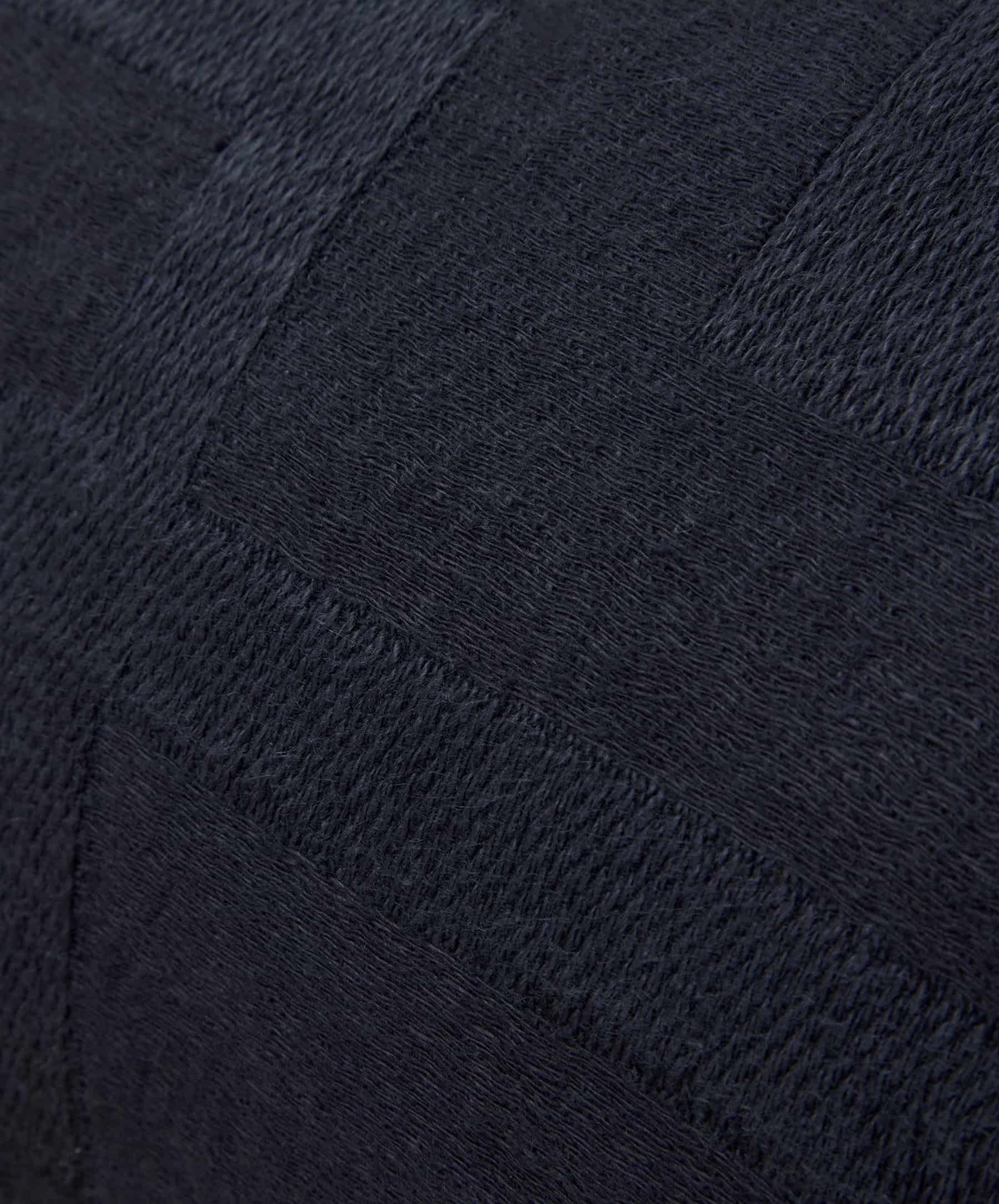 Navy Linen Lumbar Decorative Cushion Cover - Image 4