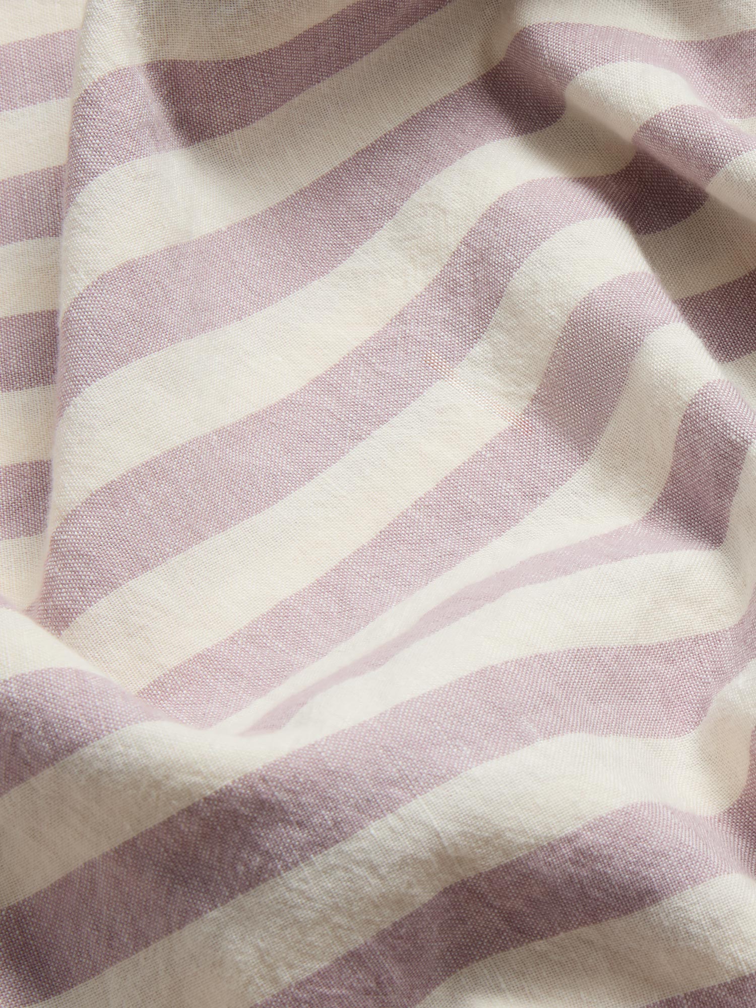 Striped Linen Blend Fitted Sheet Style 2 - Image 2