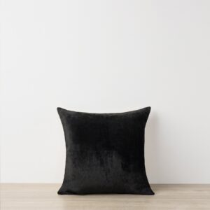 Jet Velvet Square Decorative Cushion Cover