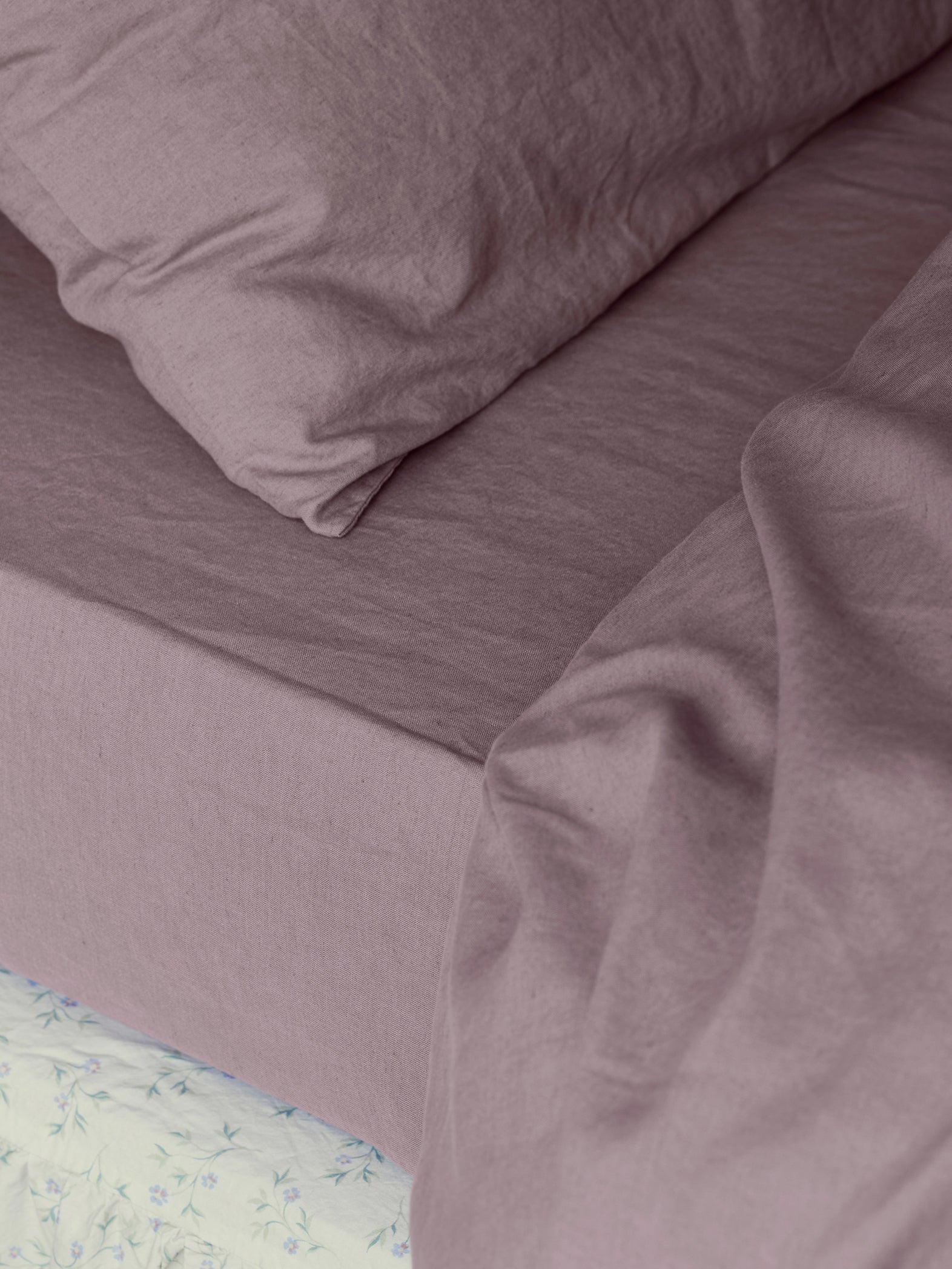 Linen Blend Fitted Sheet Collection