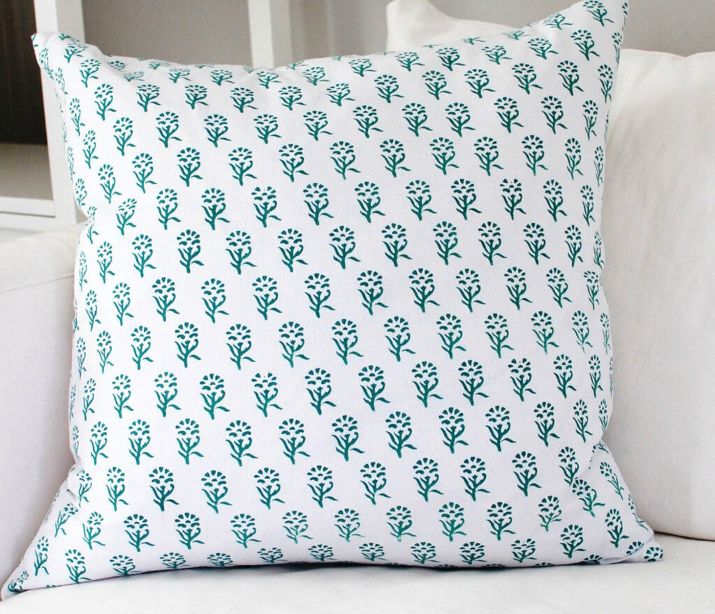 Classic Everyday Botanical Cotton Cushion Cover