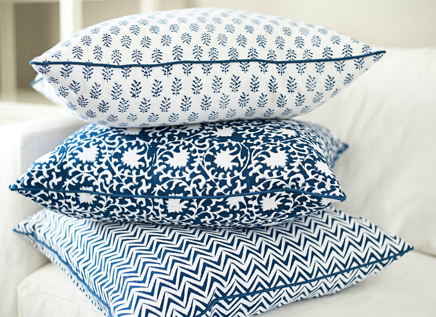Natural Woven Cotton Accent Cushion Cover